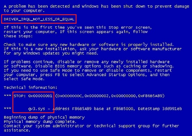 bsod