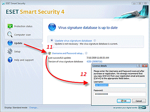 eset smart security password reset
